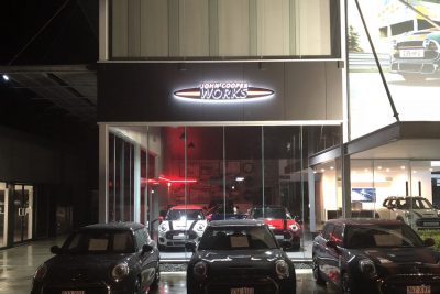 External building sign, illuminated sign